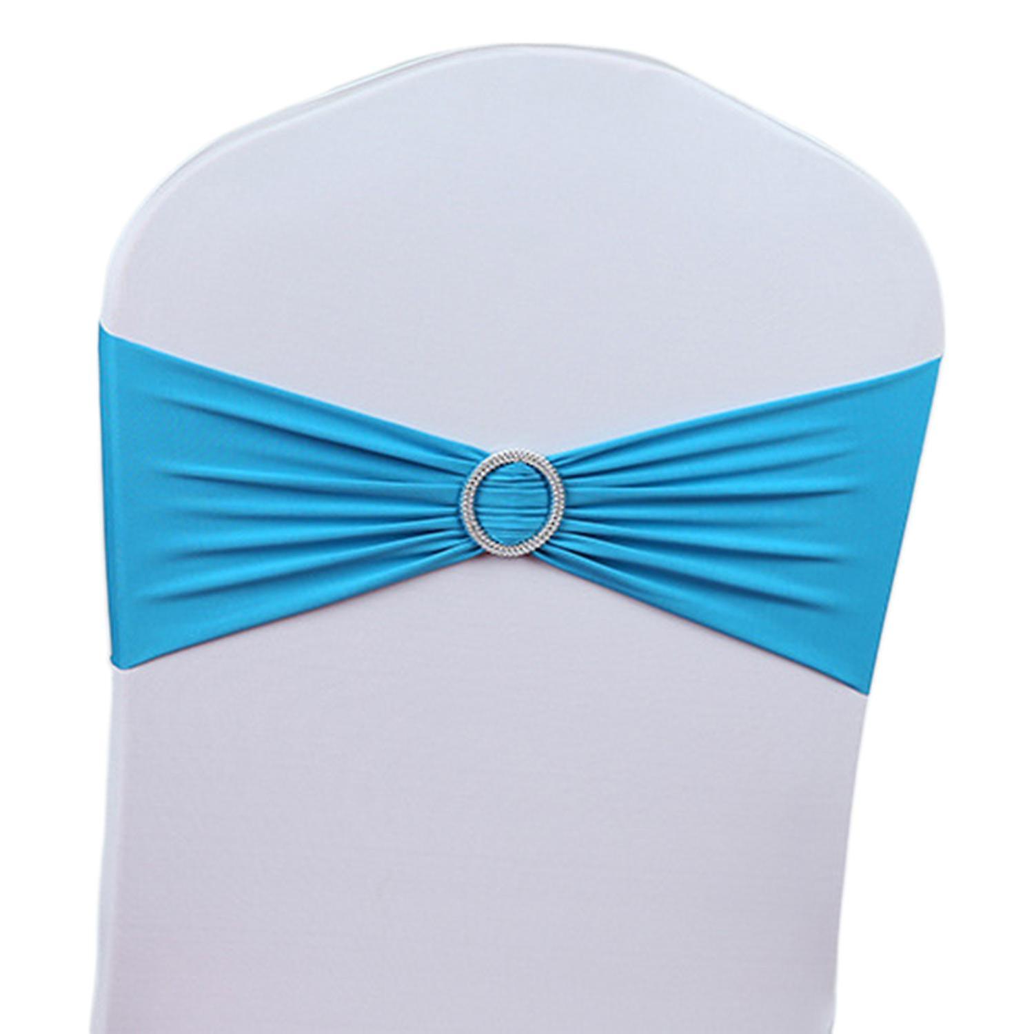 Stoličkové krídla jednofarebné plisované elastické umývateľné okrúhle pracky Pracodolné operadlá stoličky na ples