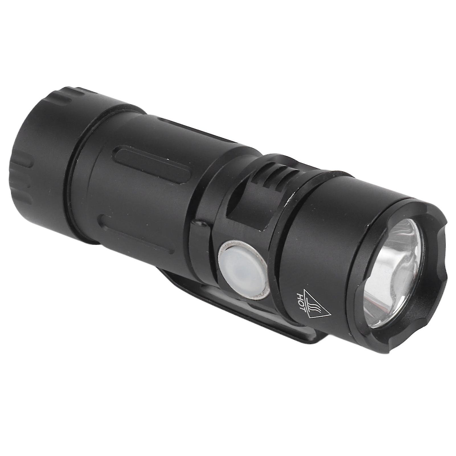 Small Flashlight USB Rechargeable 5 Modes 1000LM Waterproof Compact Mini Pocket Sized EDC Flashlight for Outdoor 