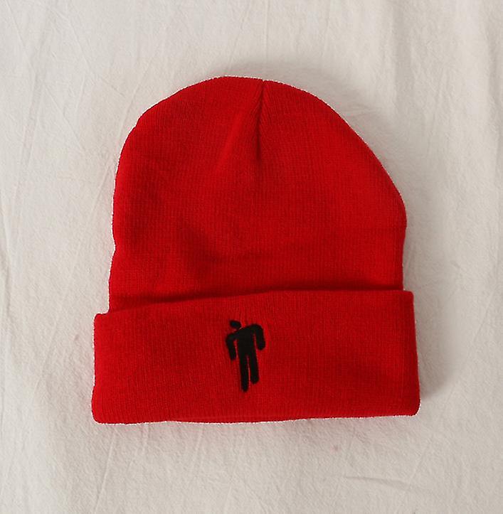 Red Suitable For Autumn And Winter Knitted Hats, Hip Hop Hats, Woolen Hats, European And American Men Az13728