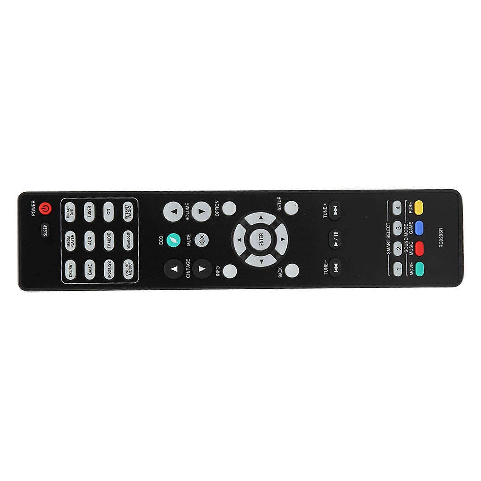 Replacement Remote Control Ergonomic Replacement Remote compatible with Marantz NR1506 AV Surround Receiver