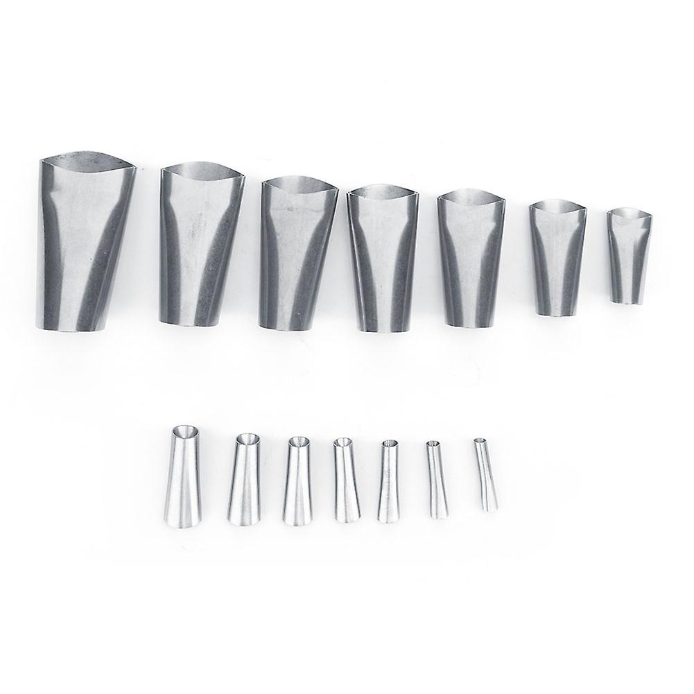 14pcs Stainless Steel Caulking Nozzle Set Sealant Applicator Finishing Tool for Precise Adhesive Dispensing and Smooth Application