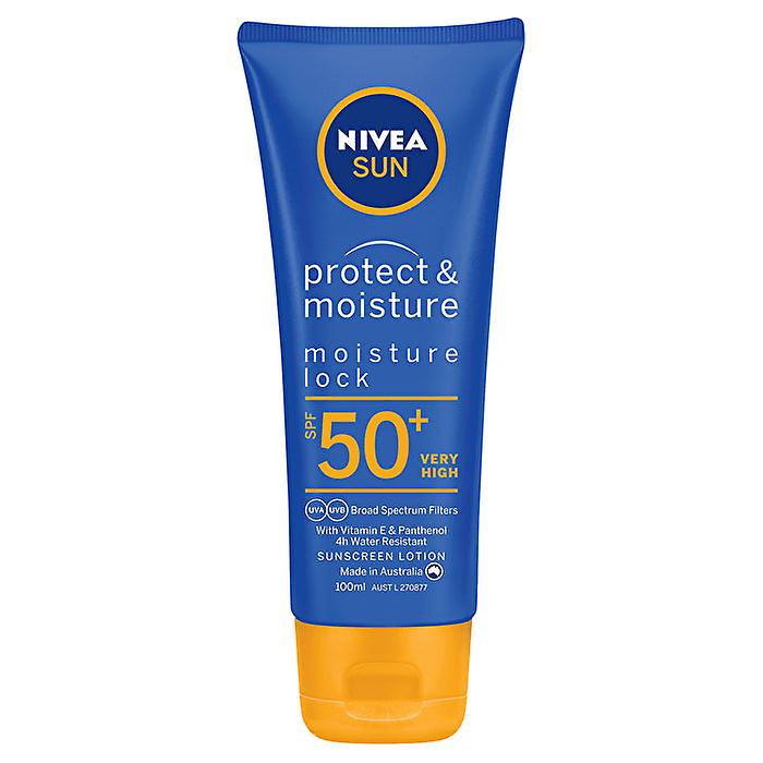 Nivea Protect & Moisture Moisture Lock Spf 50+ Sunscreen Lotion