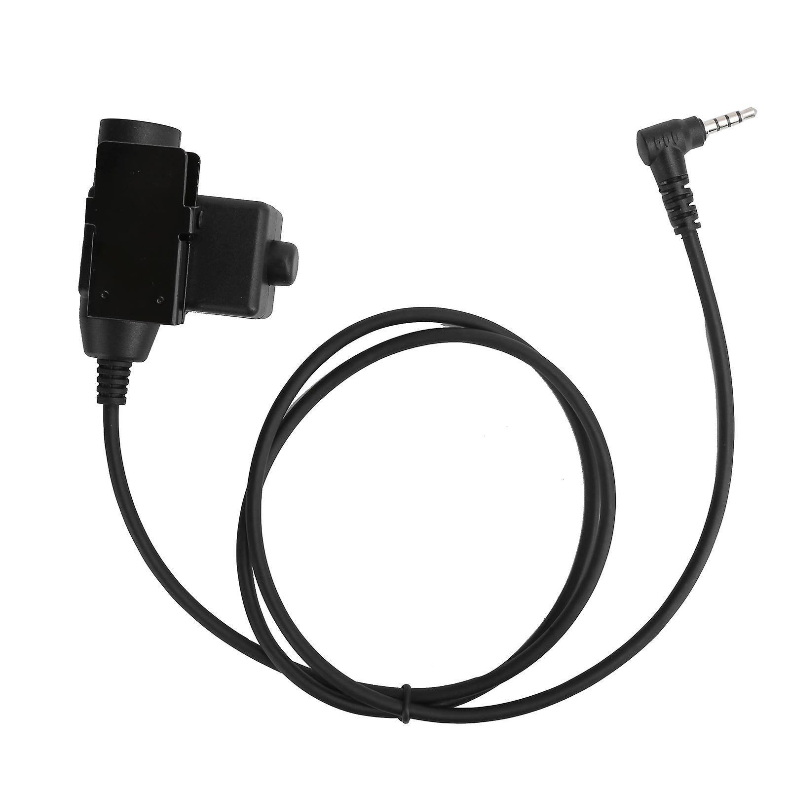 U94 PTT Cable Plug Headset Adapter for FT‑60r/VX Series - Compact, Durable, Easy Use
