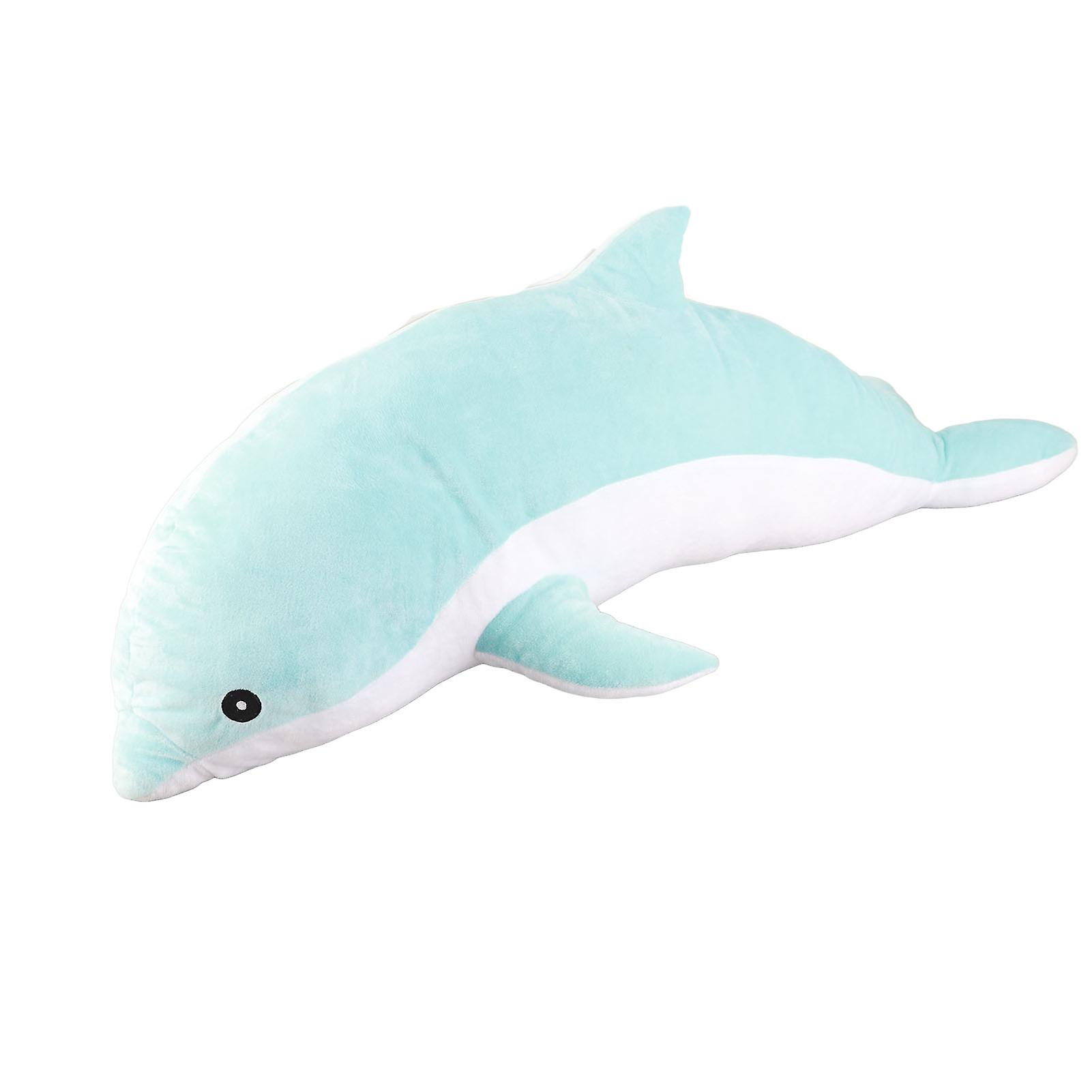 Soft Plush Large Dolphin Stuffed Pillow Doll 70cm Blue