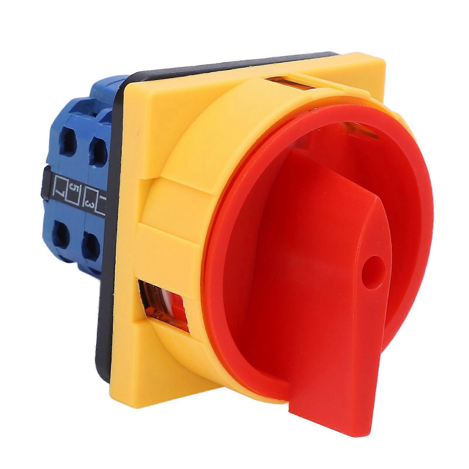 Rotary Cam Changeover Switch Universal Selector Power Cut Off Switch DC 240V AC 440V 20A