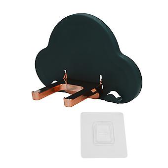 An der Wand montierter Haartrocknerhalter faltbarer Badezimmer-Haartrockner-Rack-Organizer