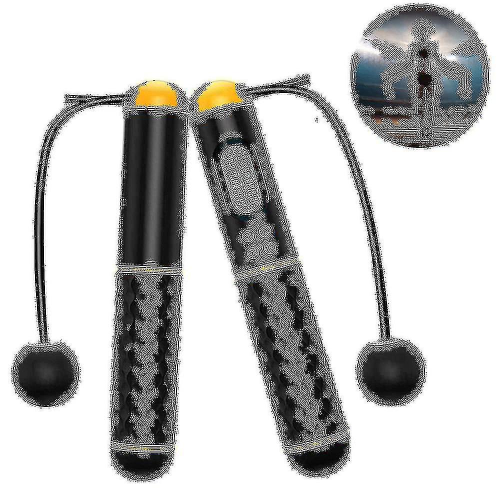Jump Rope Digital Weighted Ropeless Skipping Rope Adjustable Cordless