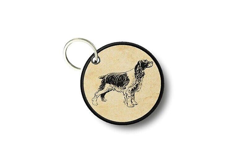 Key key door keys round prints double-sided dog tinged with Breton