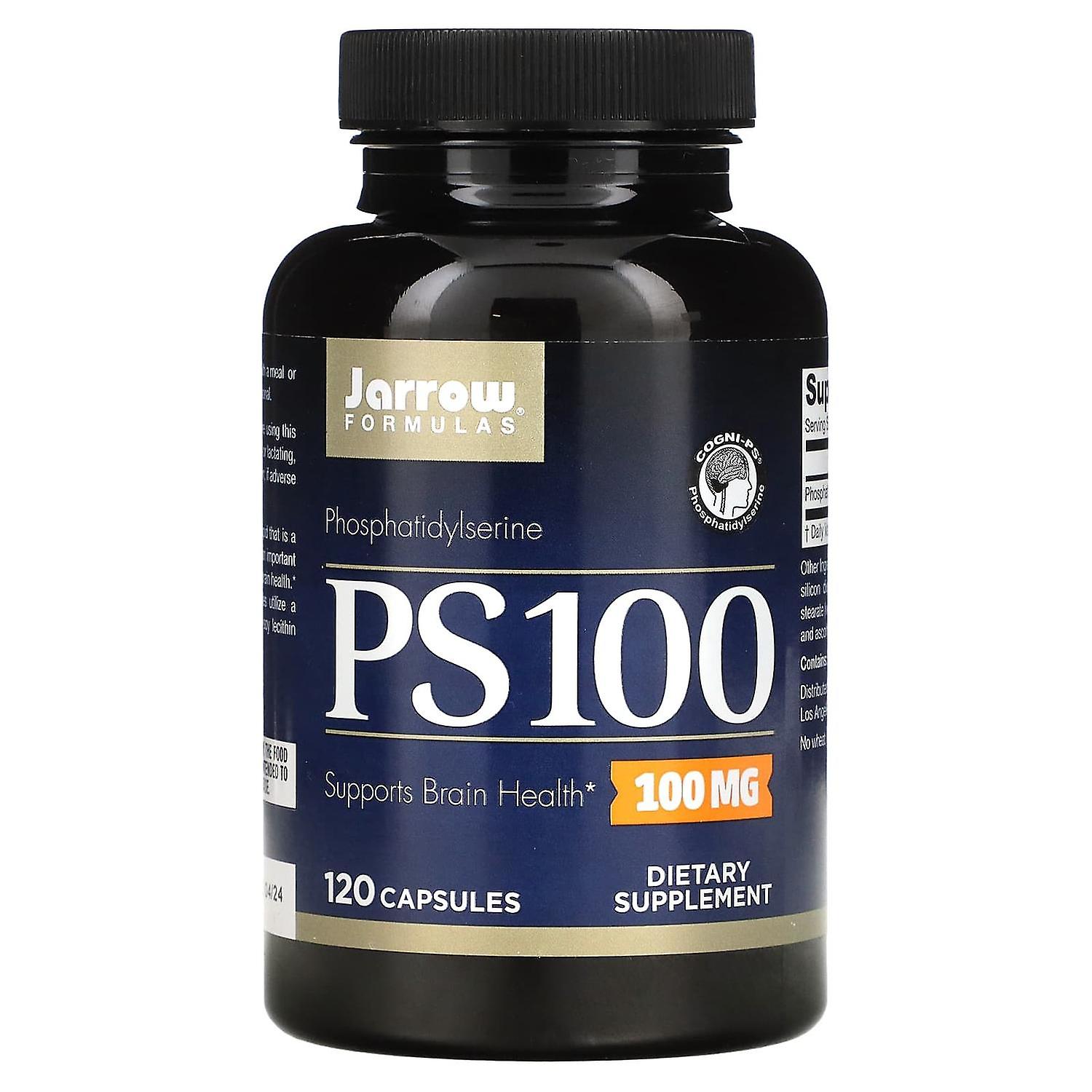 Jarrow Formulas, PS 100, Phosphatidylserine, 100 mg, 120  Capsules