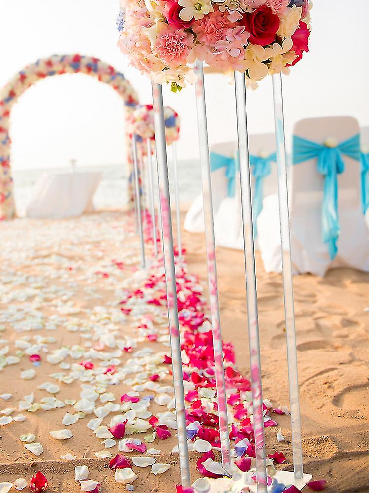 60/80 سنتيمتر الاكريليك حفل زفاف ترتيب زهرة الوقوف الطريق يؤدي الجدول الحلوى تزيين