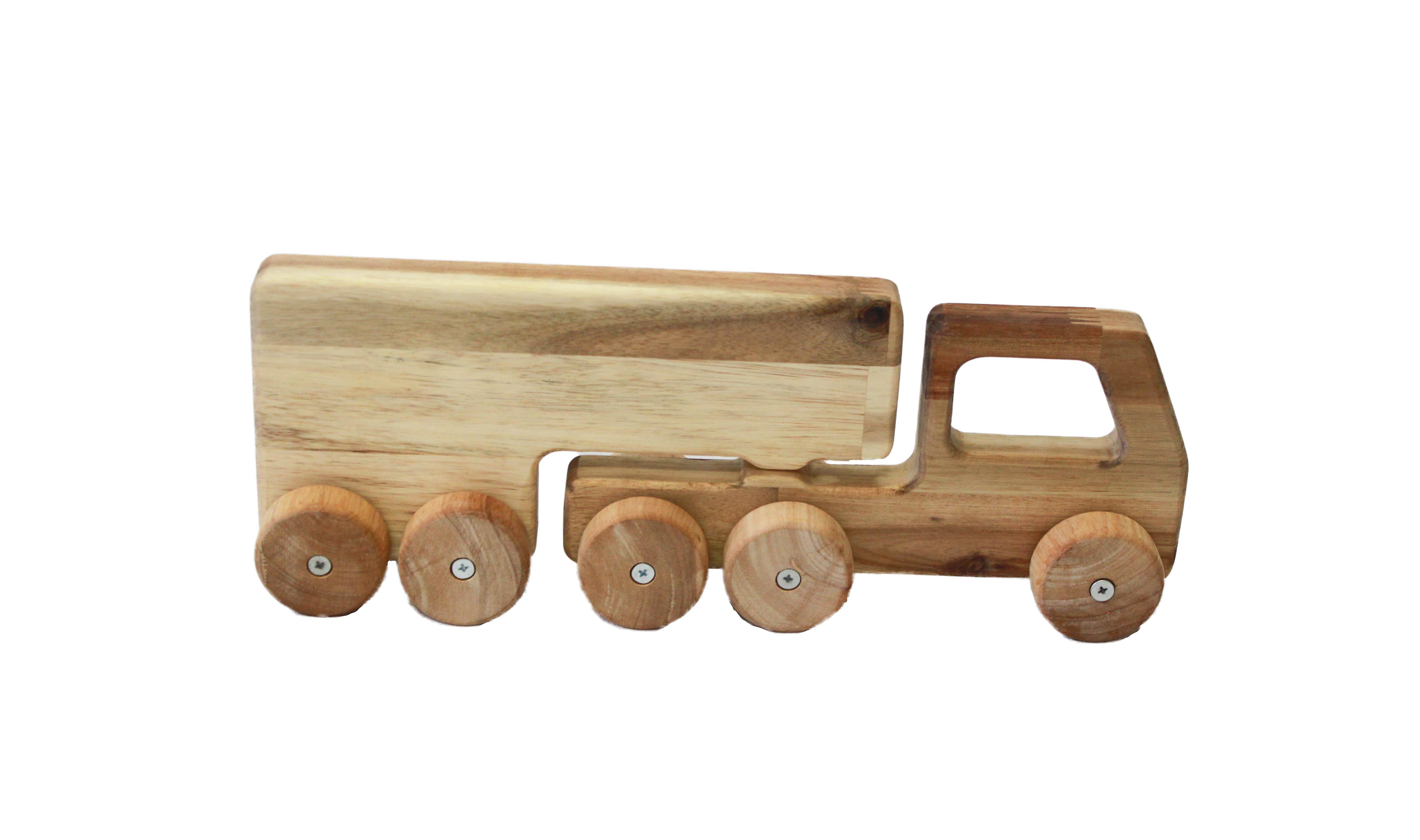 Solid Truck Wooden Toy Vehicles