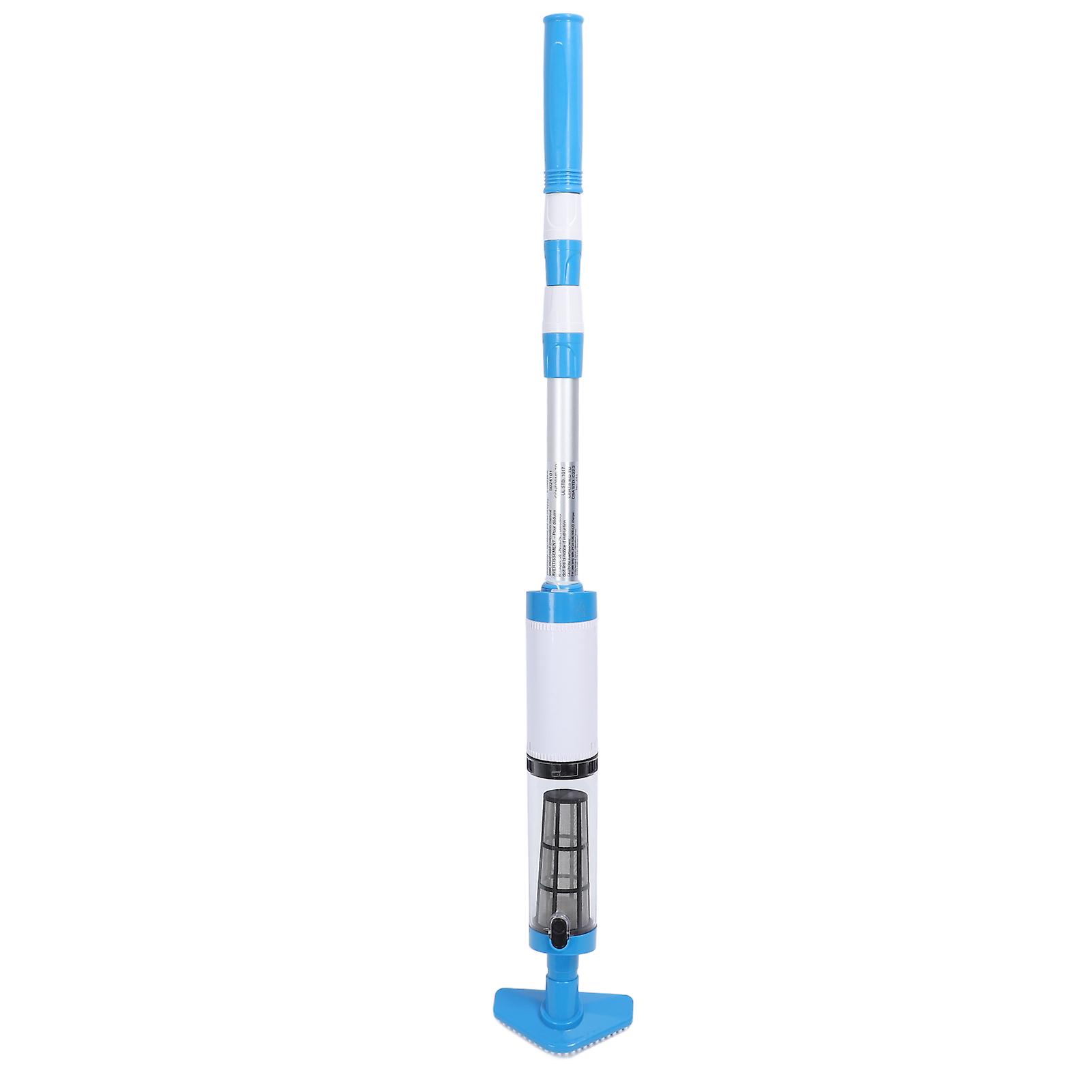 3 in 1 Handheld Pool Vacuum Cordless Rechargeable IPX8 Waterproof 100min Run Time Hot Tub Vacuum Cleaner with 3 Replace Heads for Sand Debris US Plug