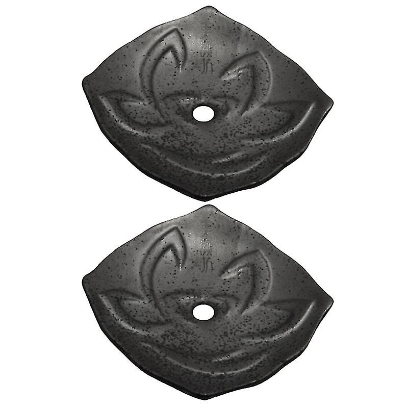 2pcs Ceramic Soap Dish