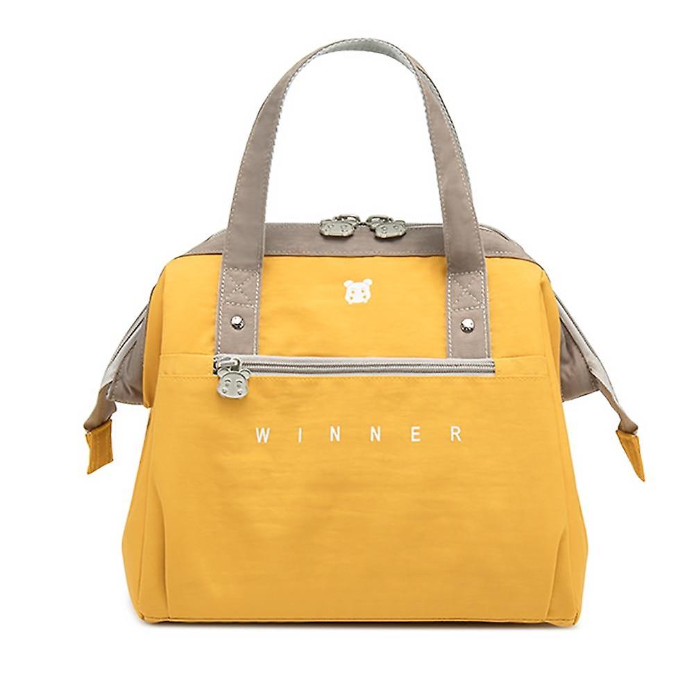 Portable Thermal Insulated Lunch Bag - Cooler Tote, Bento Pouch, Food Storage For School & Work