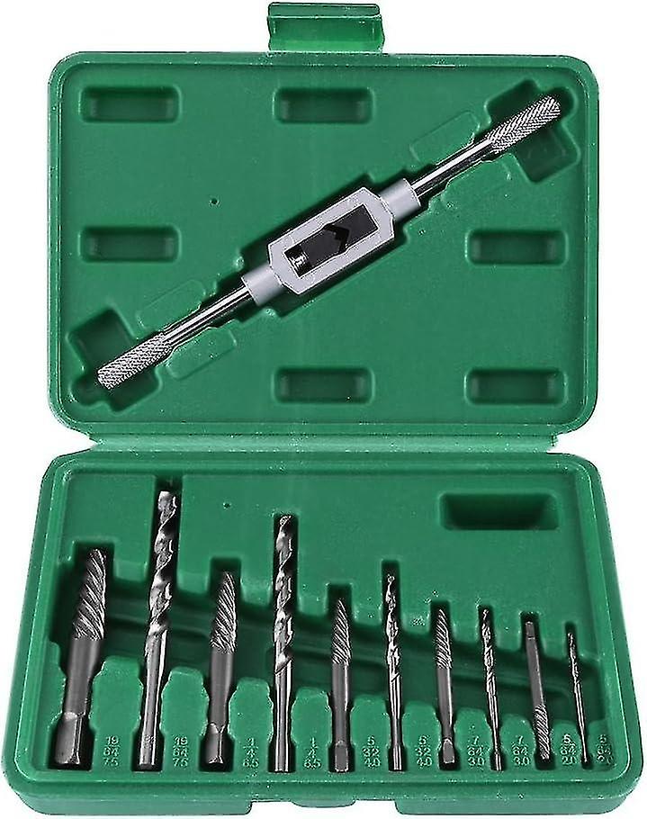 Broken Screw Extractor ， 11pcs Screw Extractor Kit Damaged Screw Extractor Set for Broken or Damaged
