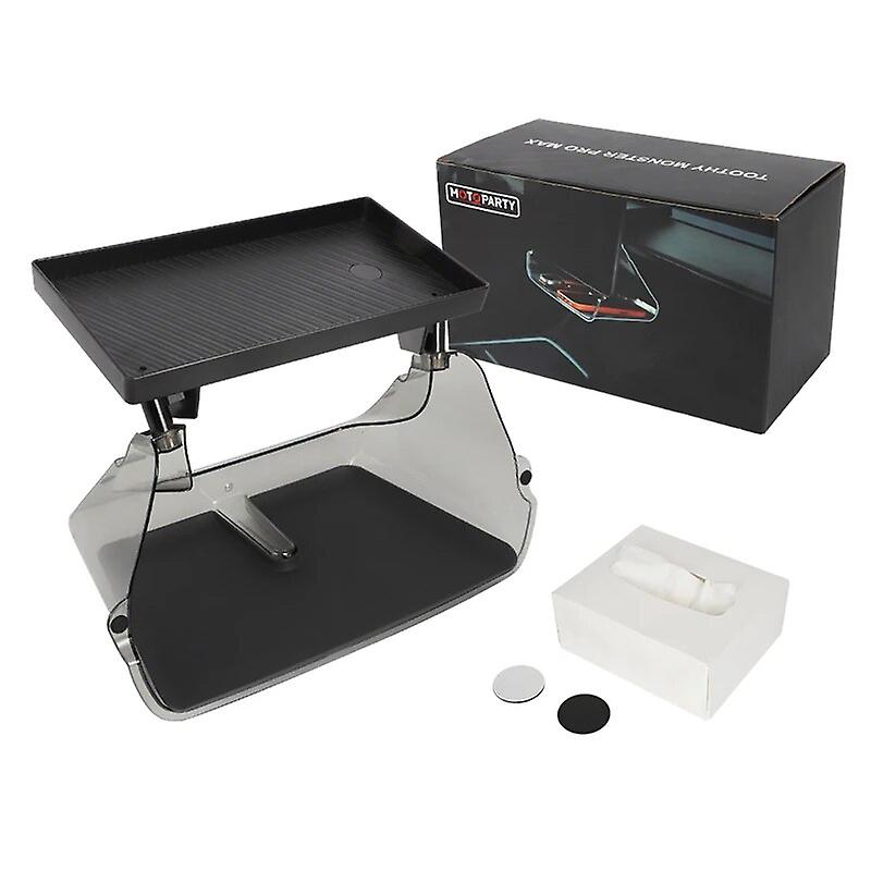 For Tesla Model 3 Y Center Console Organizer Tray Magnetic Under Screen Storage Box Hidden Dashboard Organizer Tissue Box Holder