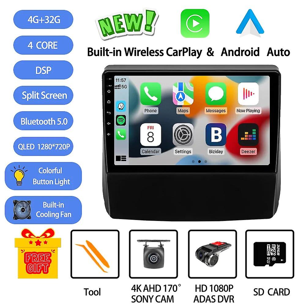 Android 13 For Subaru Forester 2018-2021 Car Radio Stereo Multimedia Video Player Navigation Gps Wireless Carplay Head Unit Qled