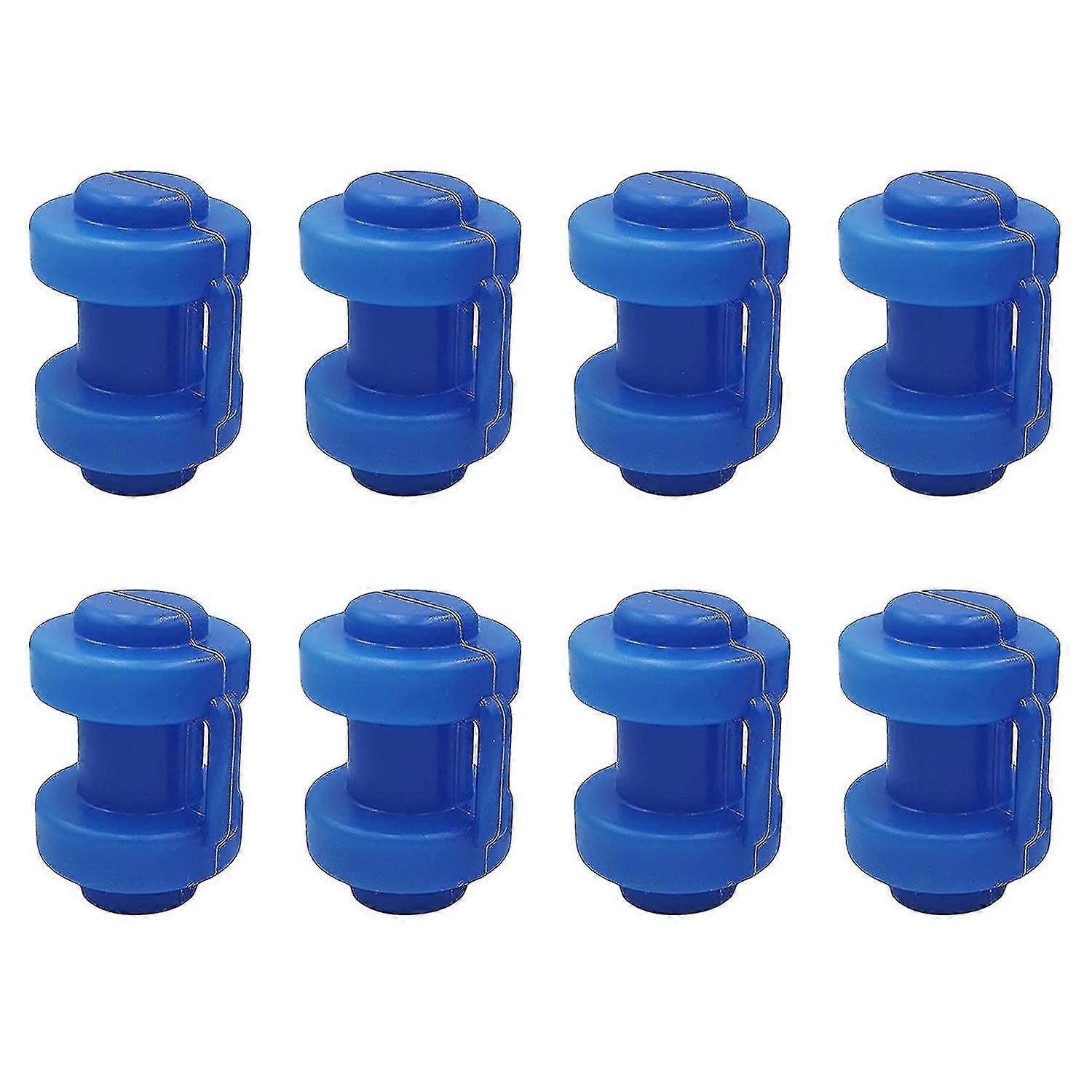 8pcs Trampoline Enclosure Pole Cap Plastic Trampoline Leg Caps 25mm