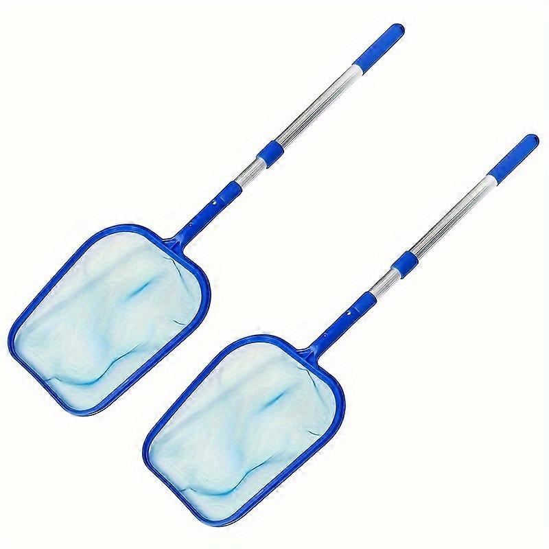 Versatile Pool & Spa Skimmer Set With Extendable Pole - Fine Mesh Net For Efficient Leaf And Debris Removal, Perfect For Swimming Pools, Hot Tubs, And