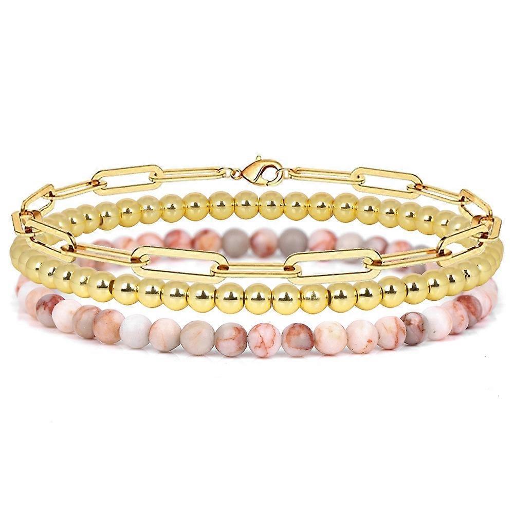 Bracelet Set-Red Network Trio-Energetic Vibes