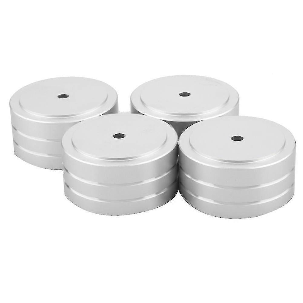 Iunipusy 8 Punte Per Altoparlanti, In Lega Di Alluminio Di Alta Qualità, Con Piastre Di Assorbimento Degli Urti, Punte Per Altoparlanti Per Dispositivi HiFi, Giradischi, Altoparlanti - Foto 7