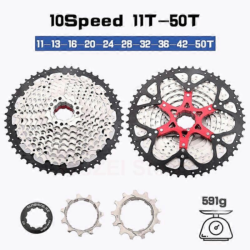 SUNSHINE MTB Cassette 8 9 10 11 12 Speed Flywheel 36T 40T 42T 46T 50T 52T Mountain Bike Freewheel 11S Sprocket for Shimano HG