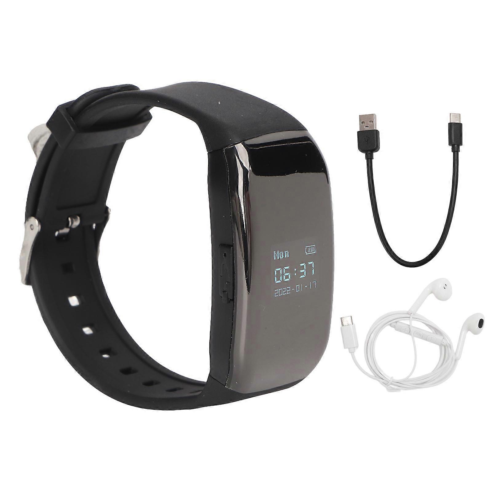 Voice Recorder Watch HD Noise Reduction 64G MP3 Voice Activated Recorder with Timestamp for Lecture Meeting Interview