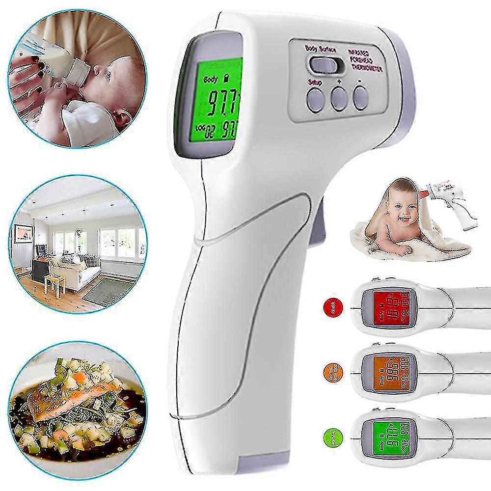 Digital Non Contact Infrared Forehead Lcd Screen Temperature Thermometer