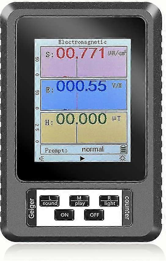 1 Piece Emf Meter Electromagnetic Radiation Detector Radiation Dosimeter Monitor Tester High Accuracy Professional Xr-2