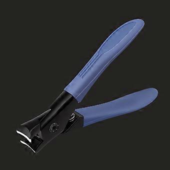 Fingernagel- und Zehennagelknipser Cutter, Zehennagelknipser für dicke Zehennägel, Ultra Sharp robuste Nagelknipser für Männer, Frauen und Senioren Blau
