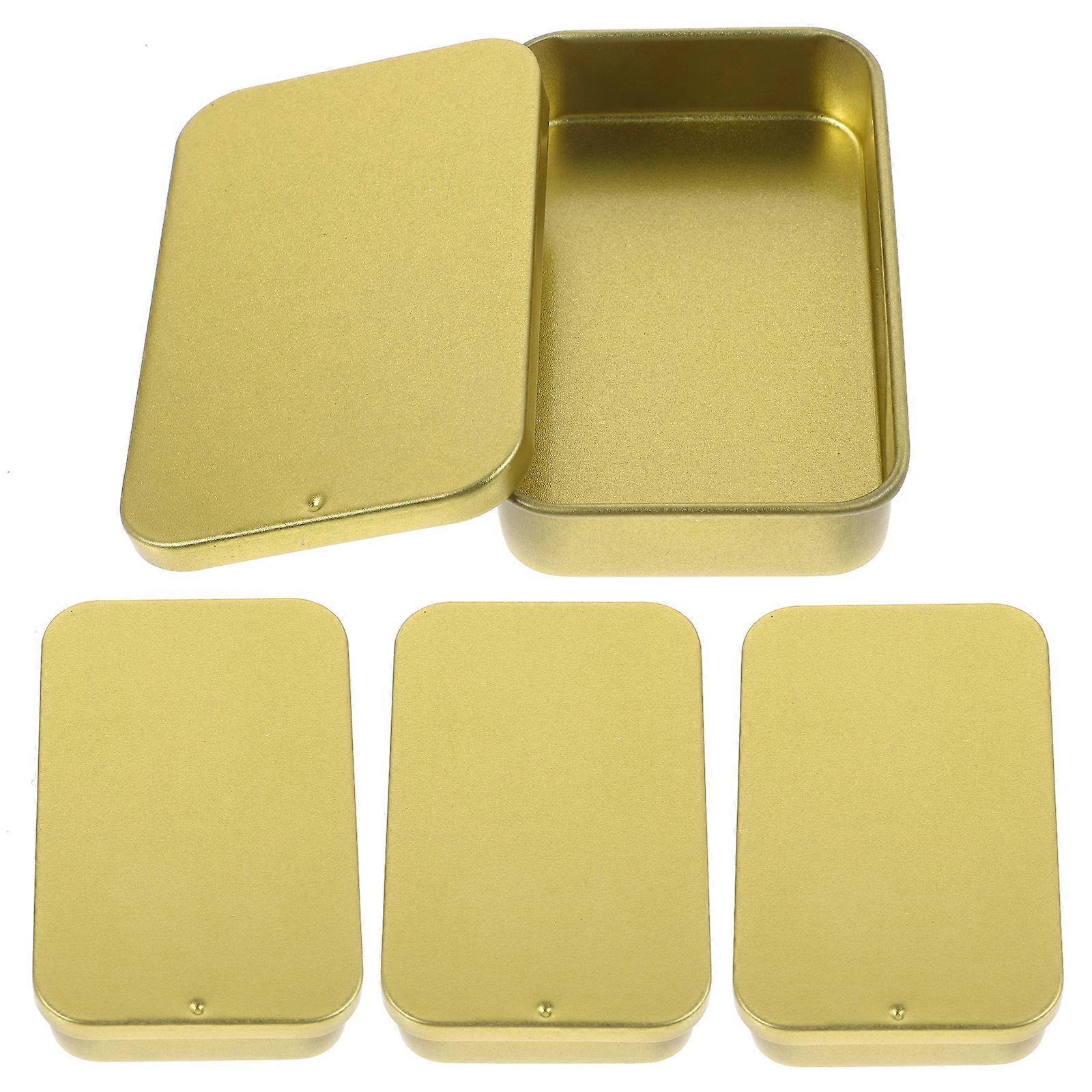 4Pcs Portable Dental Floss Boxes Reusable Storage Boxes Cotton Swab Containers Storage Cases