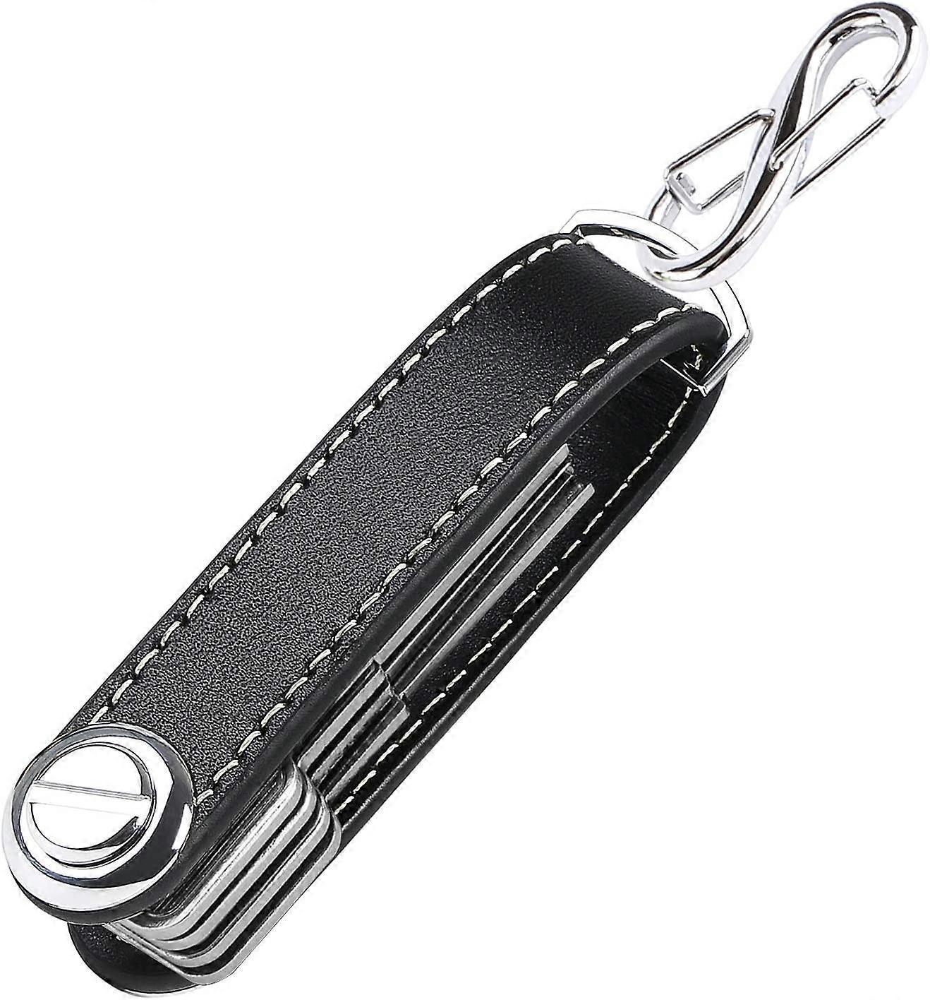 PIAO Leather Keychain | Men's Key Rings | detachable Keychain | Pocket Smart Key Fob, Stylish Gift Box (Can Accommodate 10-12 Multiple Keys)