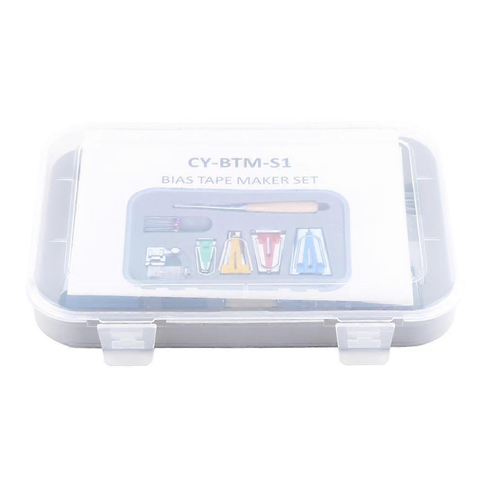 Fabric Binding Sew Multifunction Sewing Bias Tape Maker Set DIY Patchwork Craft Making Tool YEMAA