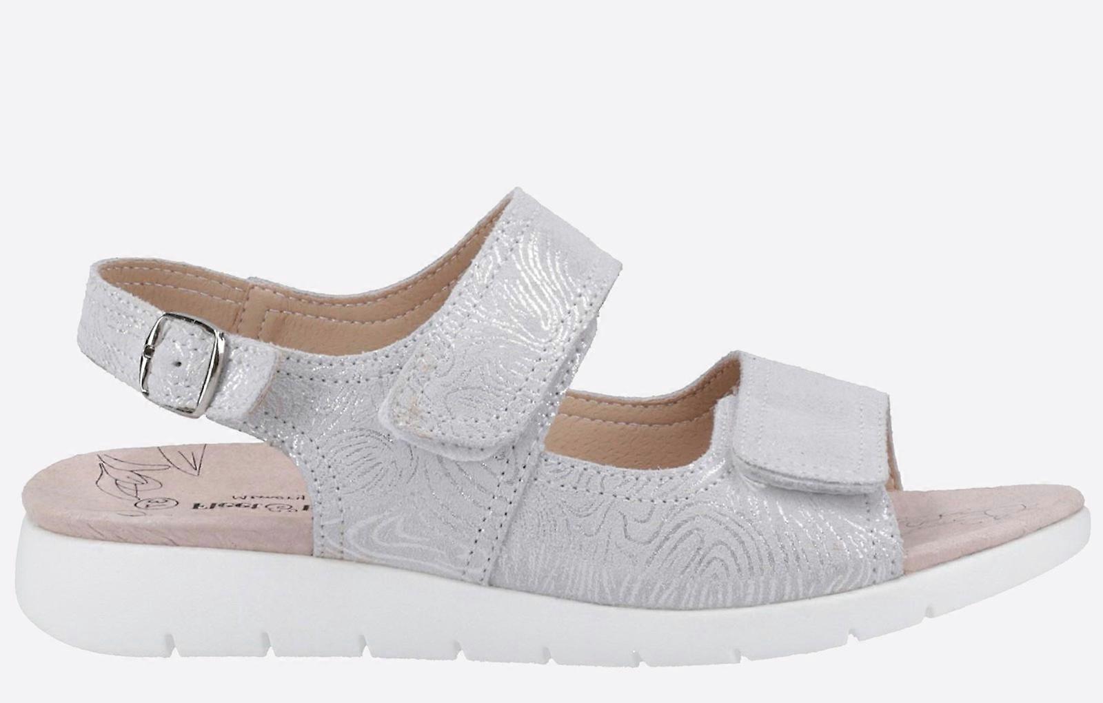 Fleet & Foster Begonia Memory Foam Sandals Silver