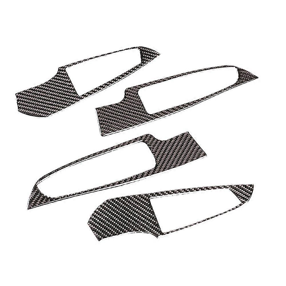 Glass Lift Panel Real Carbon Fiber Decorative Board Anti-Scratch Board for 2020 3 Series G20 G28