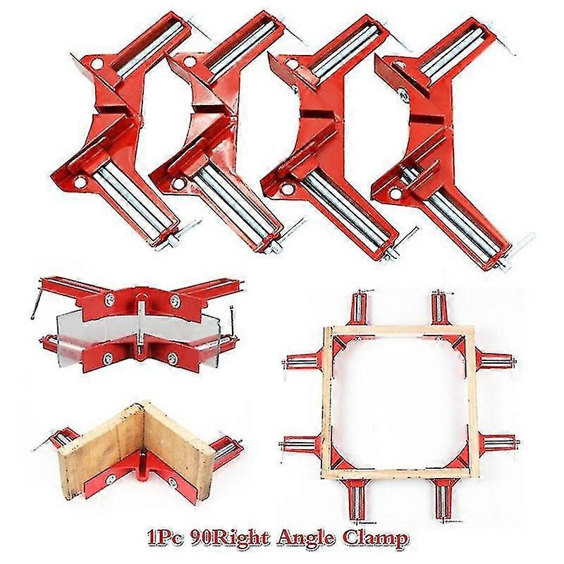 4 pouces multifonction 90 degrés clip à angle droit 100mm Mitre Clamps Coin Holder Outil de travail en bois