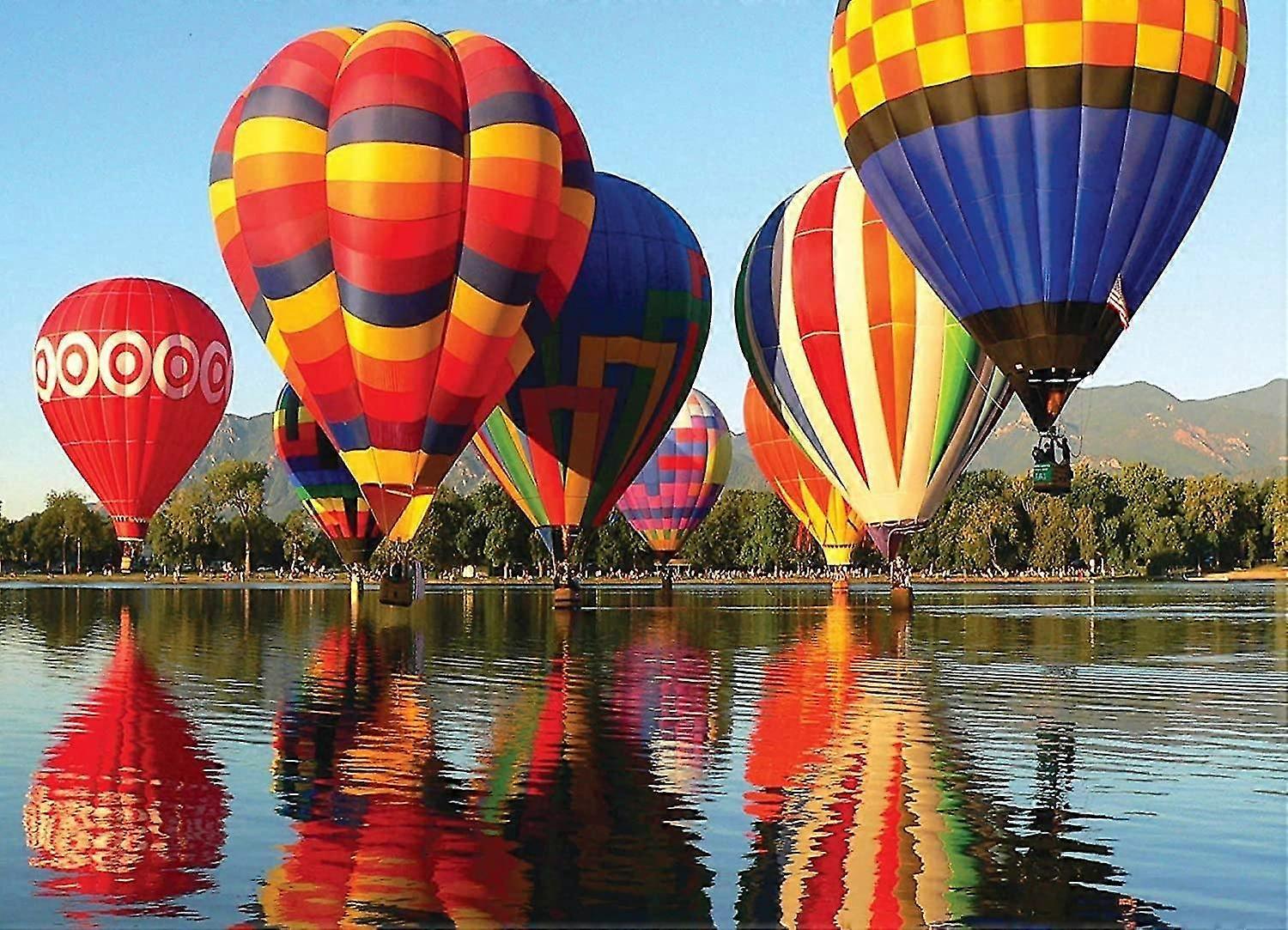 Puzzle 1000 Pieces For Adults Brain Iq Developing Magical Game (hot Air Balloon Puzzle)