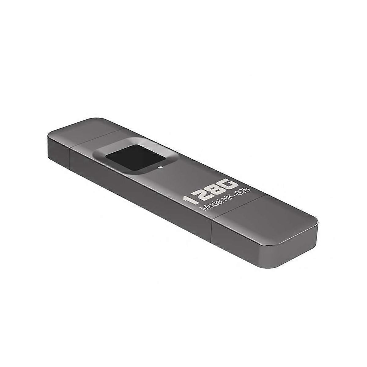 Fingerprint Encrypted U Disk Mobile Phone Computer Dual-Use High-Speed Transmission Flash Memory 12