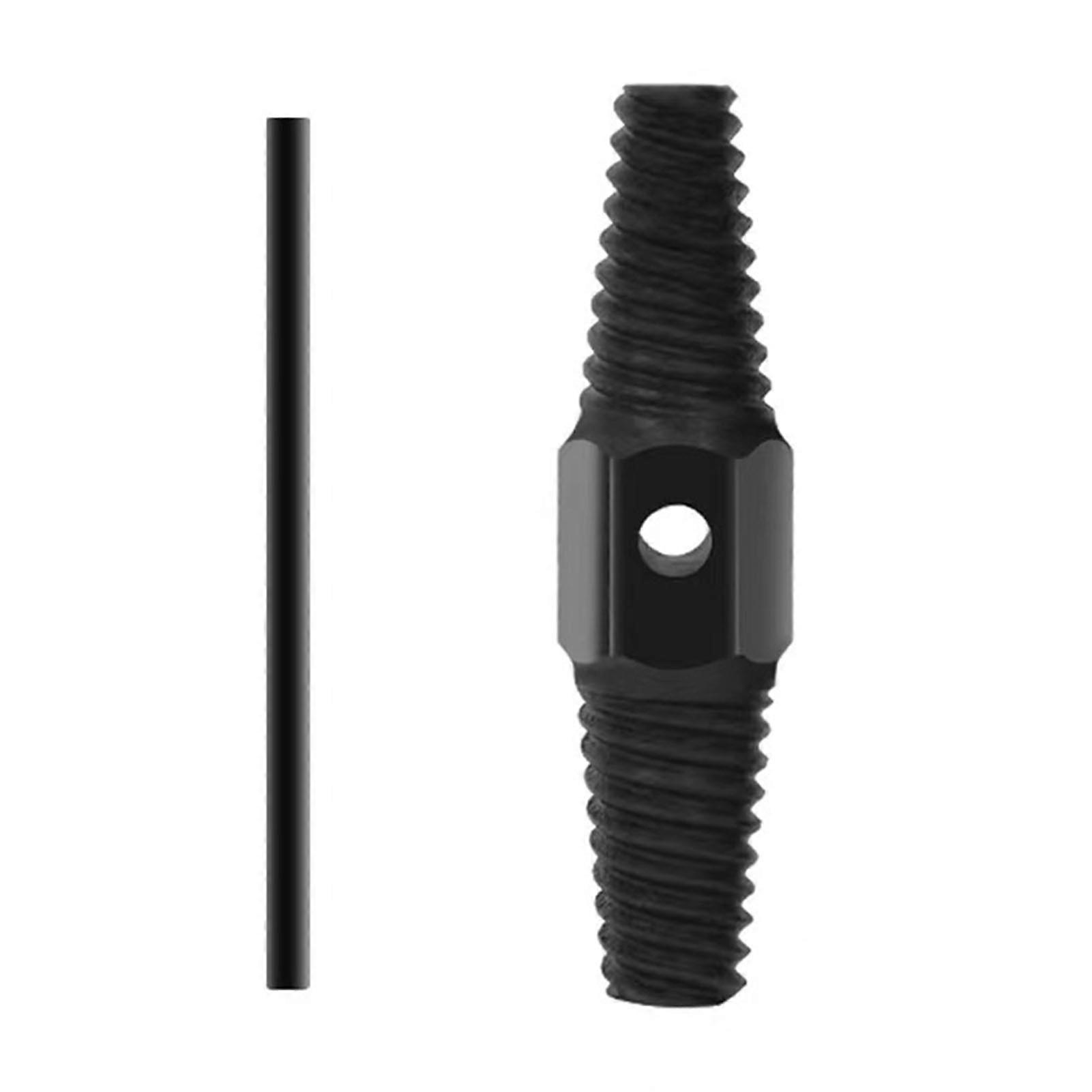 Screw Removal Tool A4 Steel Double End Broken Thread Bolt Remover for 1/2in 3/4in Water Pipe 1/2in 3/4in Screw Remover Set