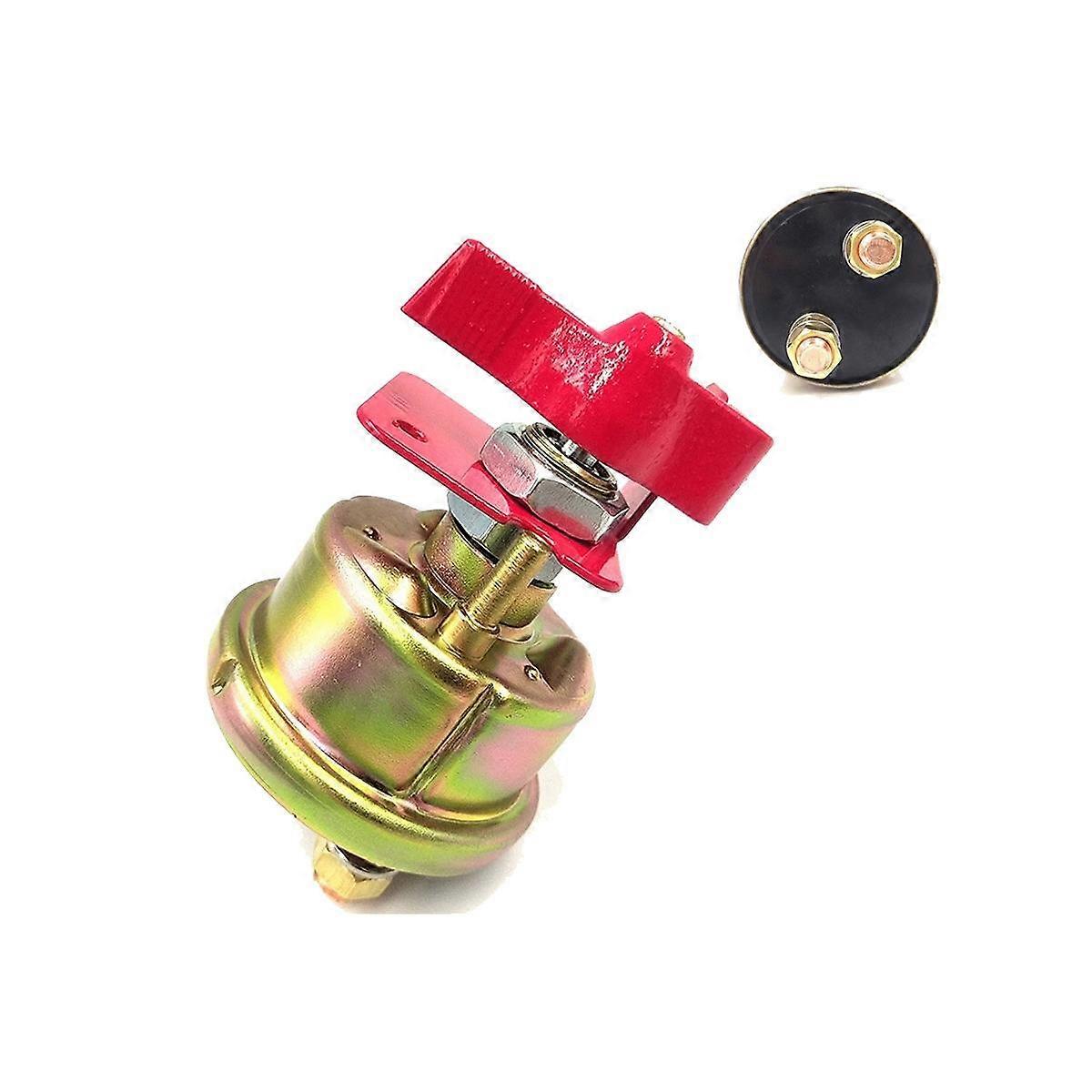 Universal Forklift Excavator-Marine Battery Disconnect Switch with Lock Bracket Power Cut Off Batte