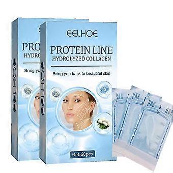 120pcs Eelhoe Silk Collagen Thread Face Firming Anti Aging Wrinkle Facial Fillers Cosmetics Skin Care 60pcs/box