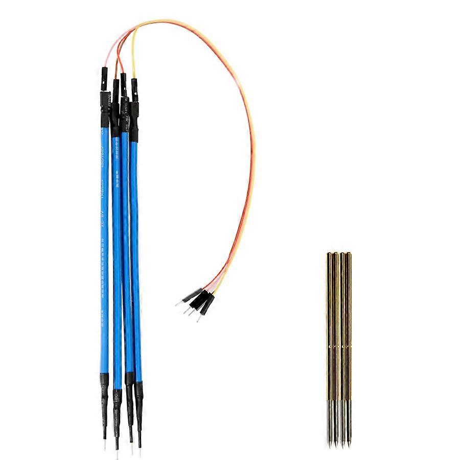 4pcs/Set Probe Pens 4pcs Pins With Cable Replacement Works LED BDM FRAME Programming Tool For KT/KS V5.017 ECU Board