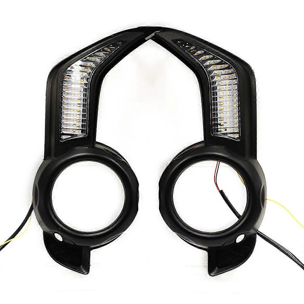 CSCSNL 1Set LED DRL For Toyota 4 Runner 4Runner 2014 2015 2016 2017 2018 2019 2020 2021 Daytime Running Light foglights Fog Lamp
