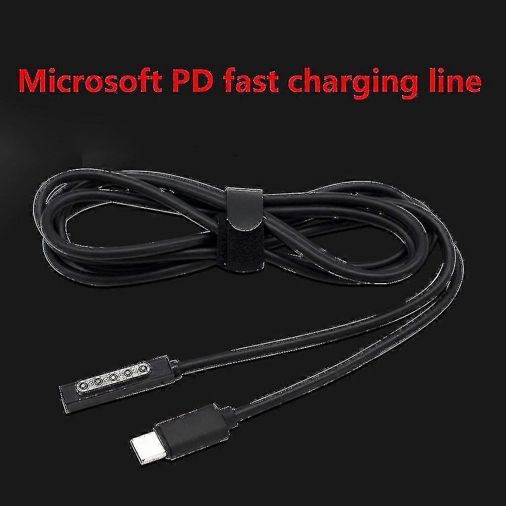 Usb C Type C Female Or Male Power Supply Charger Adapter Charging Cable Cord Compatible With Surface Pro 1/ 2/surface Rt
