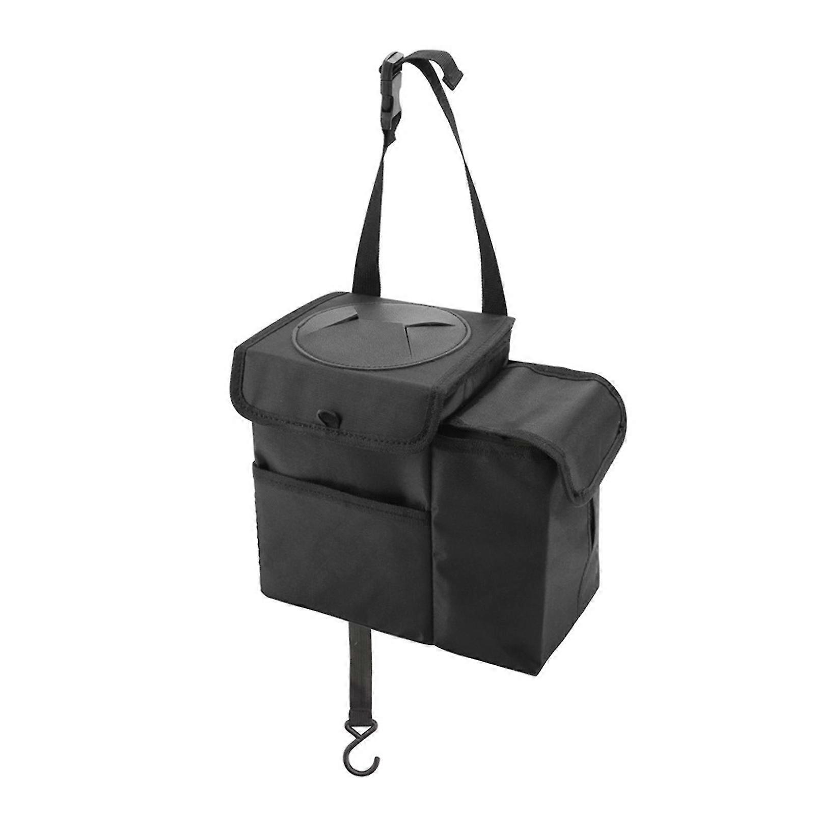 Foldable Auto Trash Can Garbage Dust Bin Waste Rubbish Basket Organizer Storage