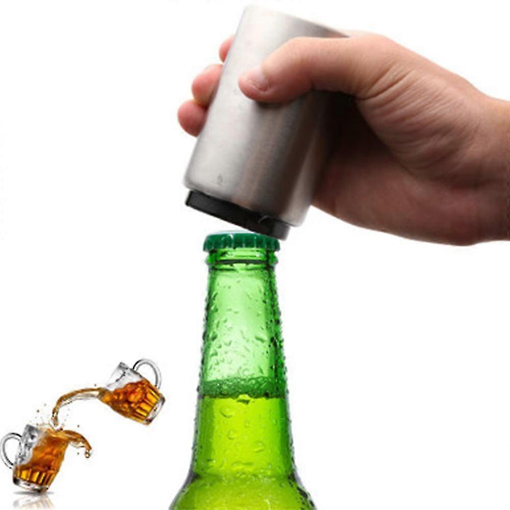 Automatic Bottle Opener Push & Pull, With Cap, In The Bar, House