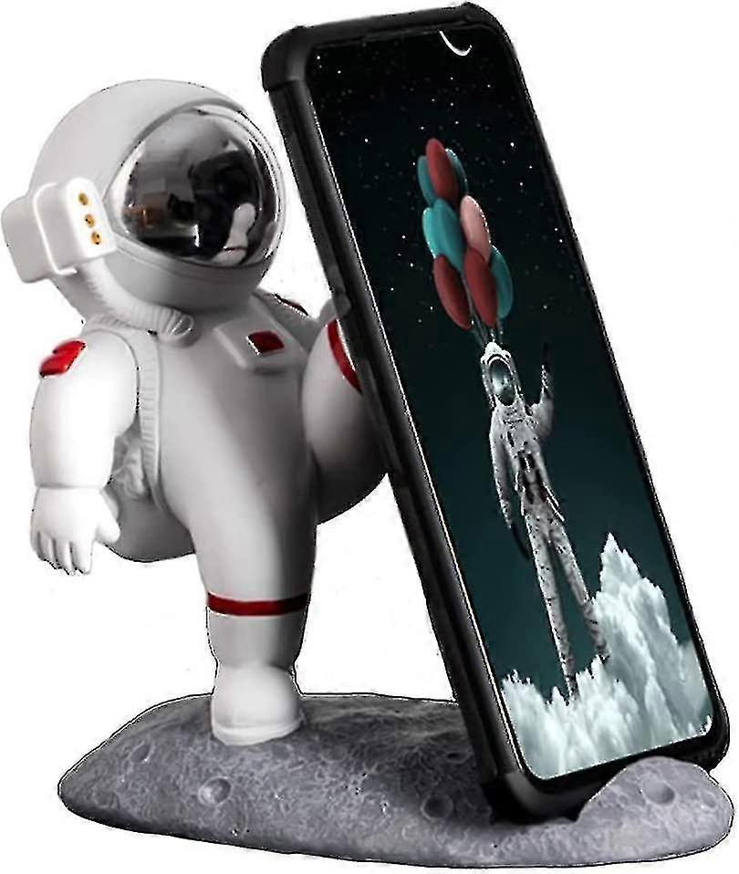 Creative Astronaut Phone Holder, Resin Astronaut Figurine, Home Decor Decorative Tabletop Ornaments