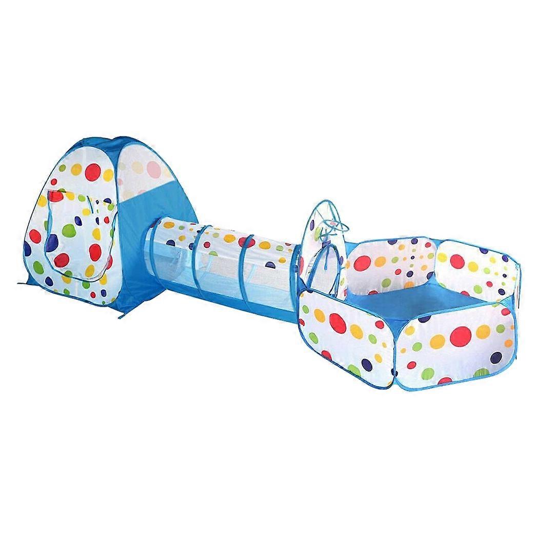 3 σε 1 Σκηνή με Τούνελ Παιχνιδιού με Ball Pit Παιδική Σκηνή για Εσωτερικό ή Εξωτερικό Δώρο Give To Kids