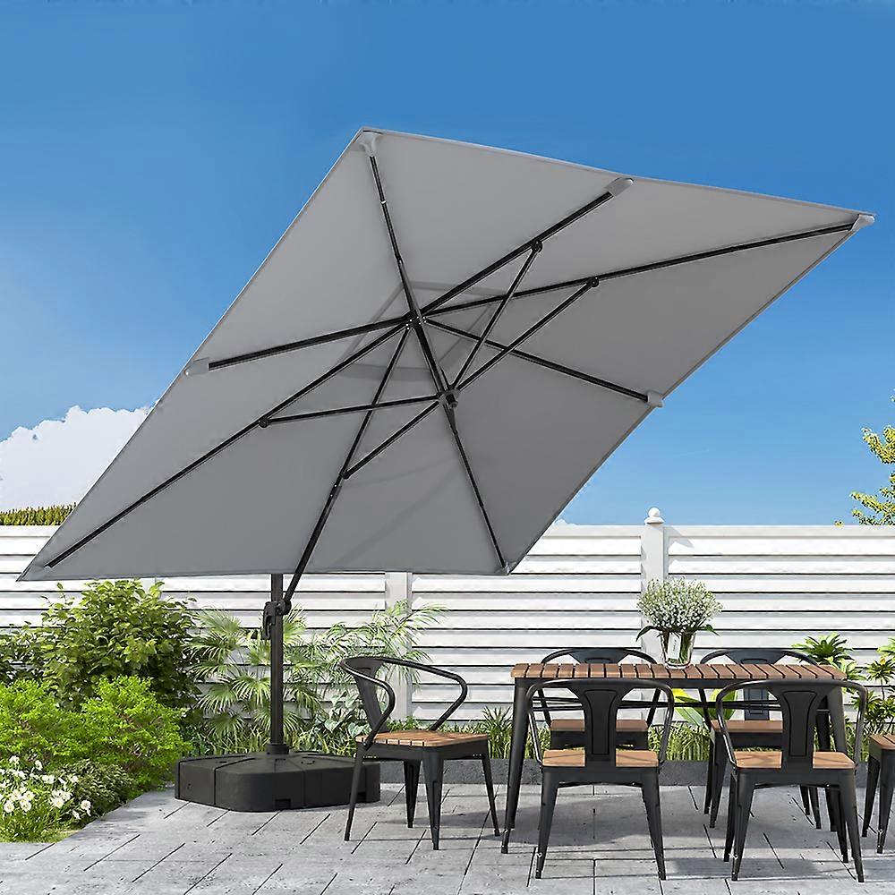 3 x 3M Garden Roman Umbrella with Square Base
