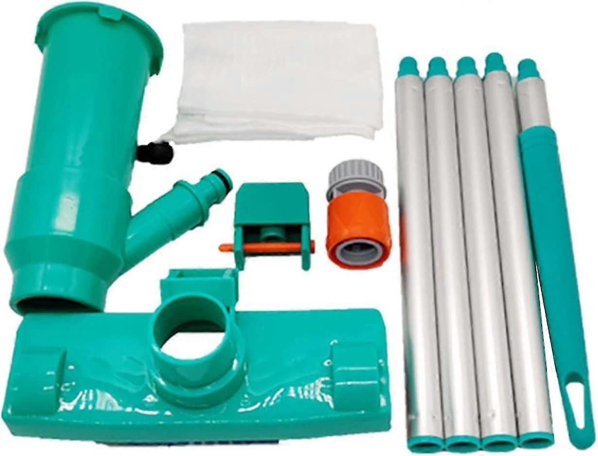 Salateily Pool Badtunna Dammsugare Kit, Pool dammsugare Kit, Spa filter, Badtunna Cleaner, Pool dammsugare för rengöring fontän, S